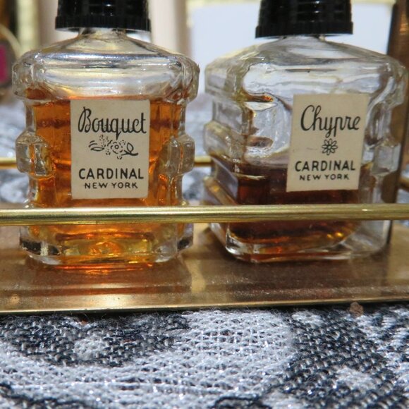 TANTALUX BY CARDINAL PERSONAL EAU DE PARFUM BAR WITH TAG, HEART LOCK & KEY 1938 - Picture 4 of 12